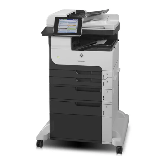 HP، طابعة MFP M4 725dn، سرعة 40 صفحة في الدقيقة، حجم الورق حتى A3 ، أبيض وأسود B&W2