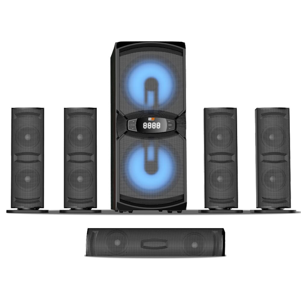 2B، صب SP865، صوت نقي، 150 واط، بلوتوث مع جهاز تحكم عن بعد