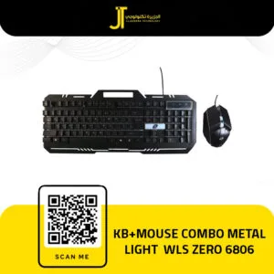 KB+MOUSE COMBO METAL LIGHT  WLS ZERO 6806